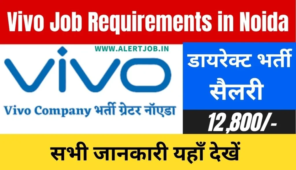 Vivo Job Requirements in Noida