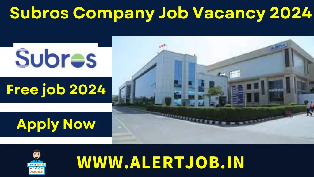 Subros Company Job Vacancy 2024 