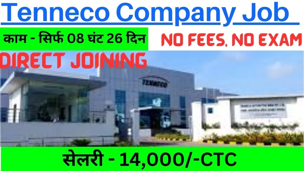 Tenneco Company Job Vacancy 2024