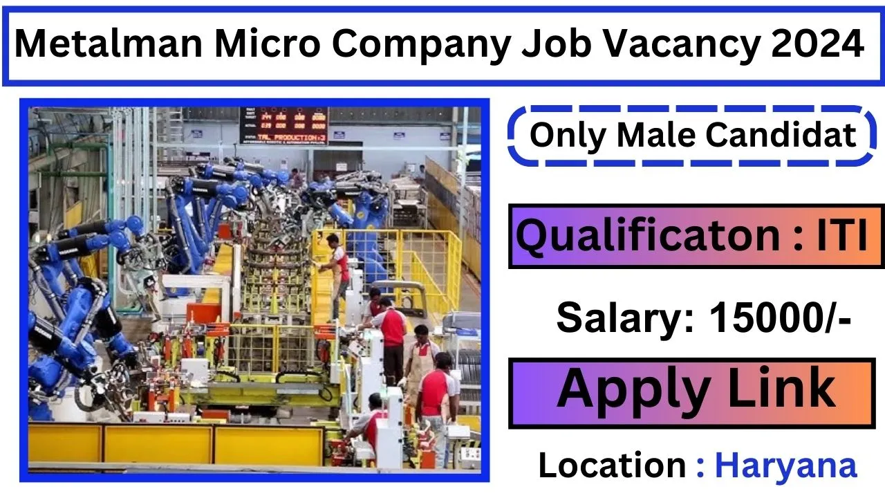 Metalman Micro Job Recruitment 2024