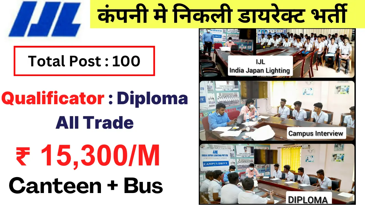 India Japan Lighting Job Vacancy 2025