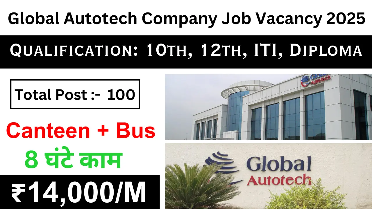 Global Autotech Company Job Vacancy 2025
