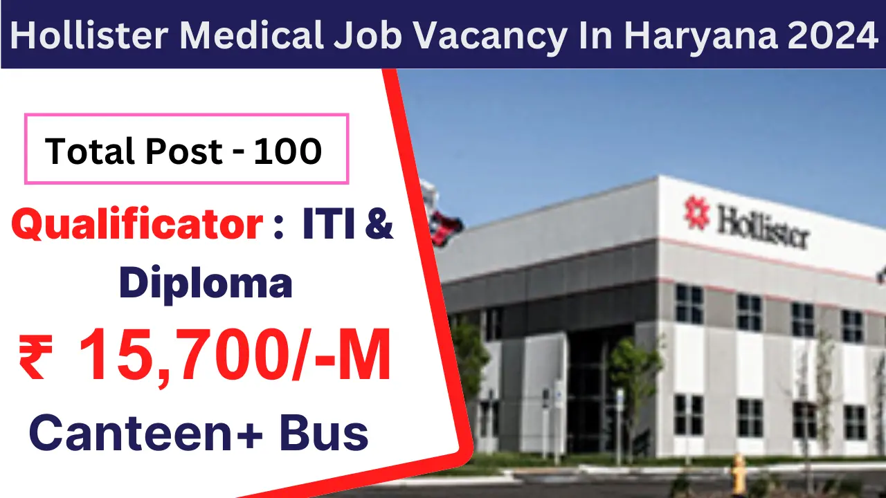 Hollister Medical Job Vacancy In Haryana 2024