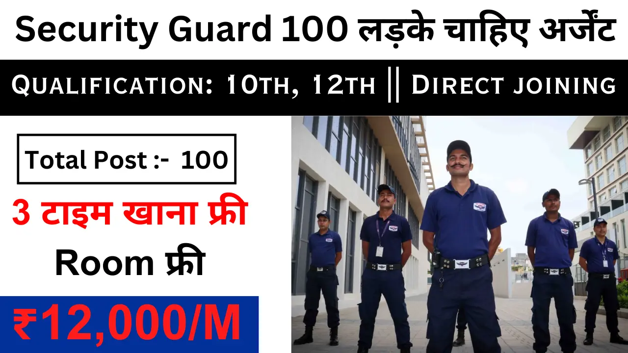 Security Guard Job Requirement 2024