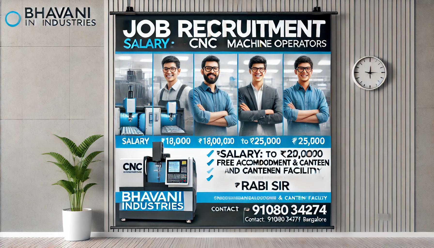 Bhavani Industries Hiring CNC Machine Operators – Apply Now