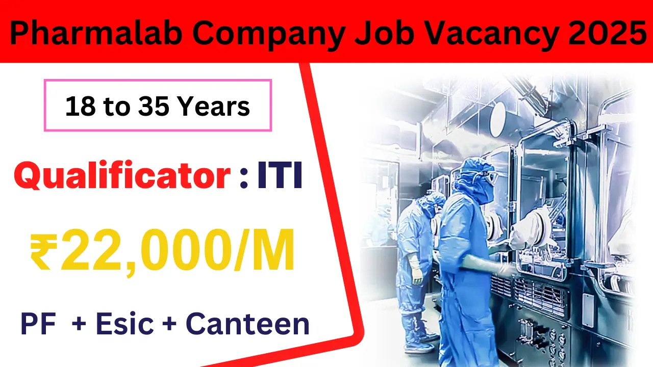 Pharmalab Company Job Vacancy 2025