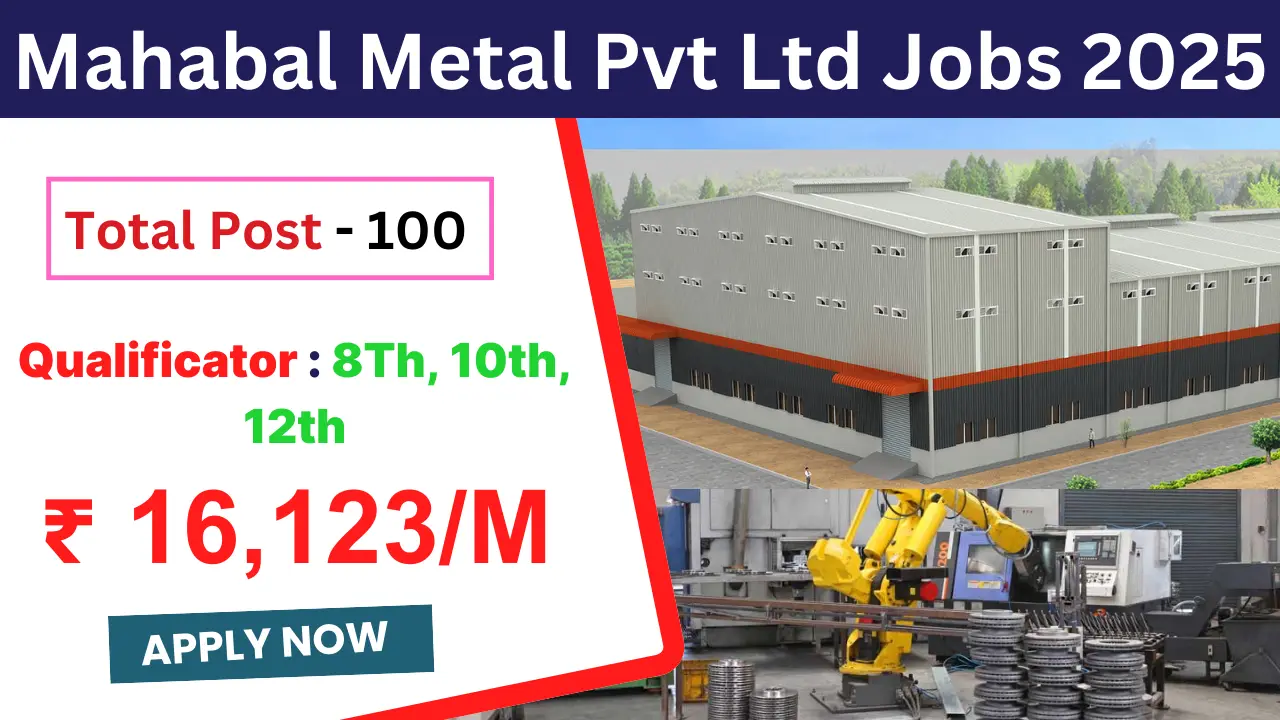 Mahabal Metal Pvt Ltd Jobs 2025