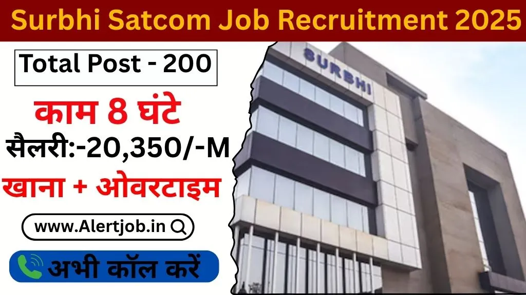 Surabhi Satcom Noida Recruitment 2025