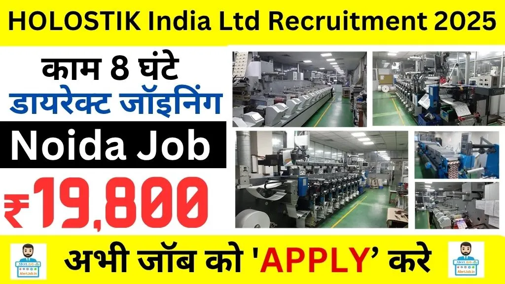 HOLOSTIK India Ltd Job 2025