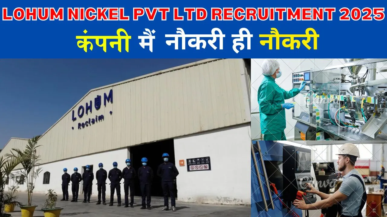 Lohum Nickel Pvt Ltd Job Vacancy 2025