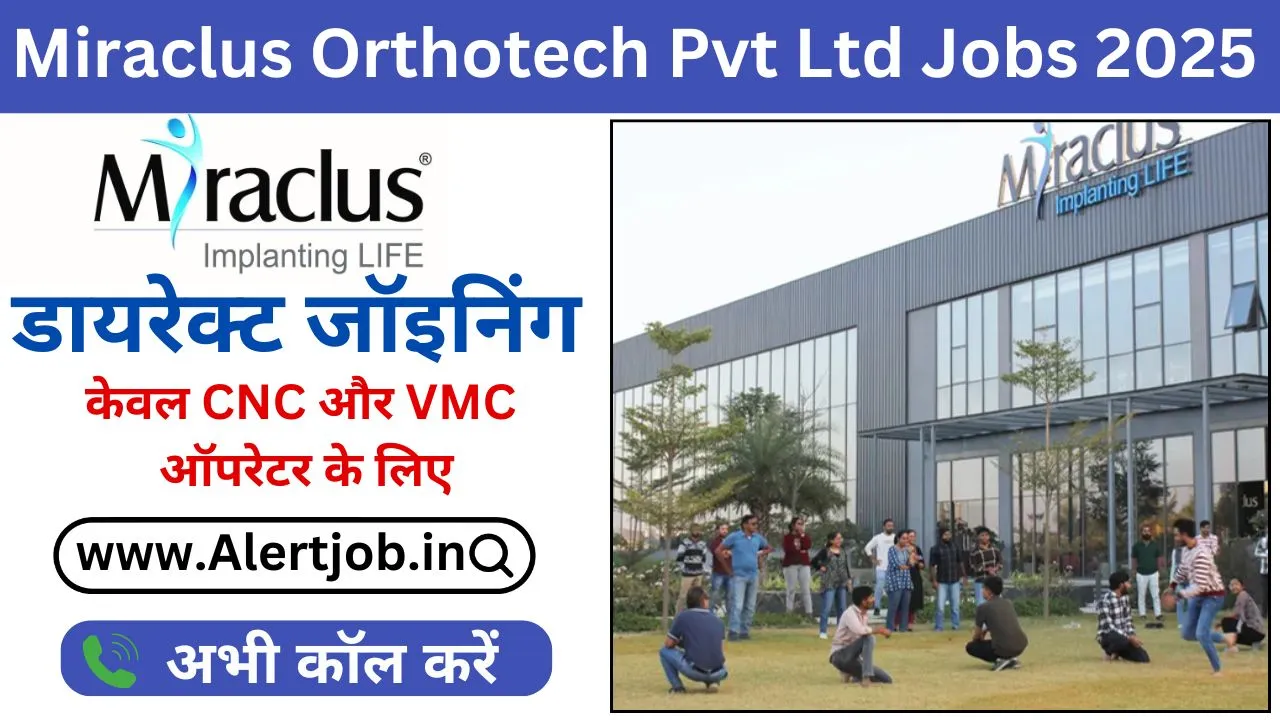Miraclus Orthotech Pvt Ltd Jobs 2025
