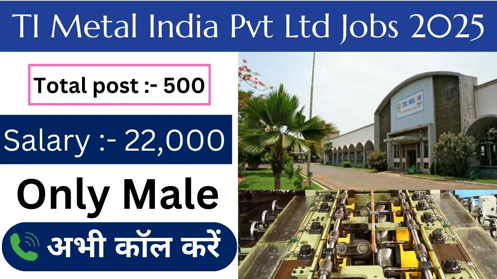 TI Metal India Sanand Vacancy 2025