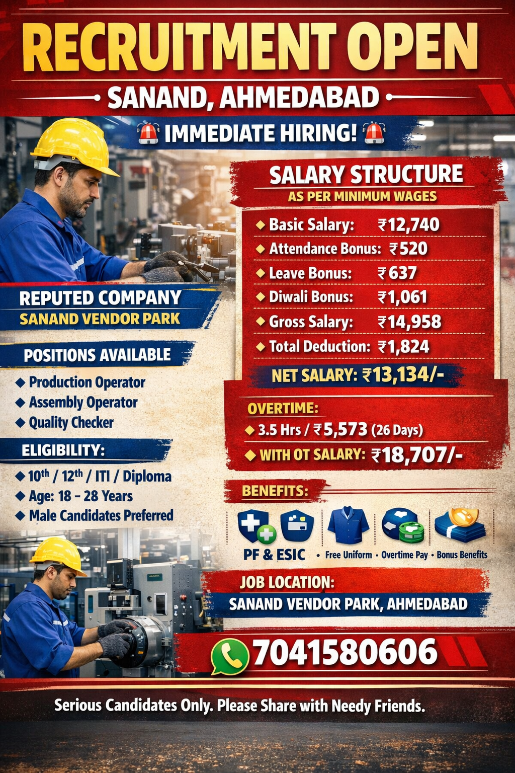 supreme treon pvt ltd Supreme Treon Sanand Job Job Vacancy