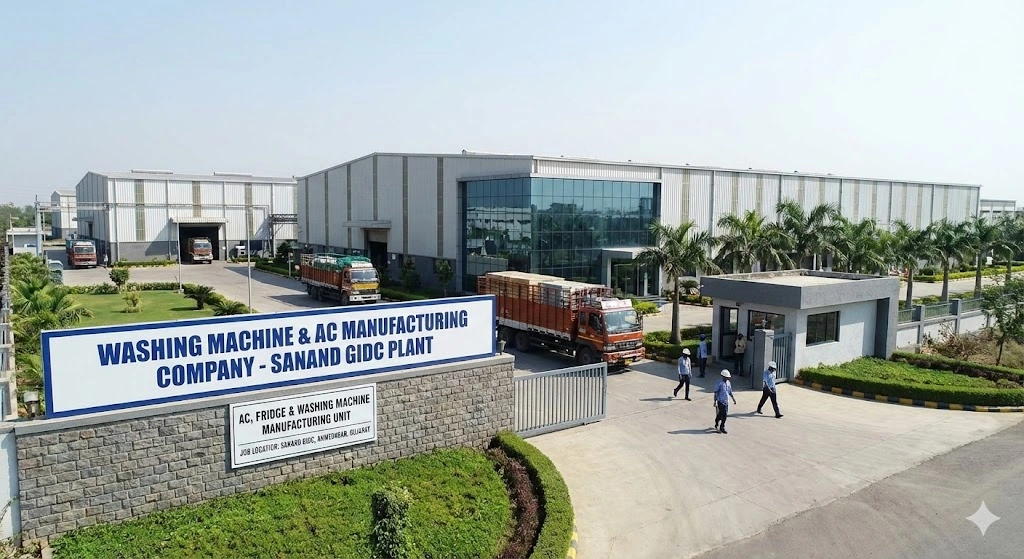 AC Washing Machine Manufacturing Job Sanand