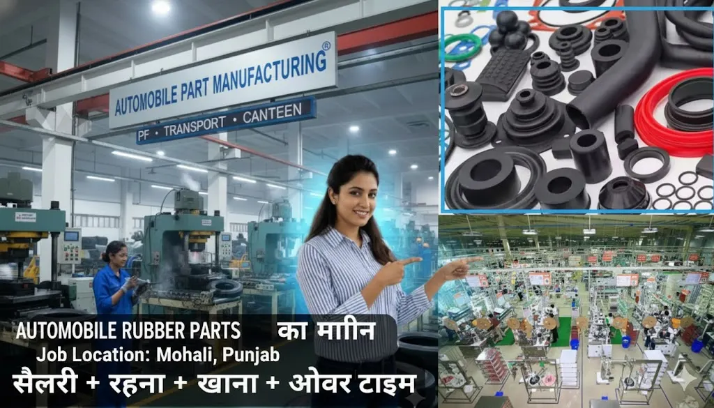 Automobile Rubber Parts Factory Mohali Jobs