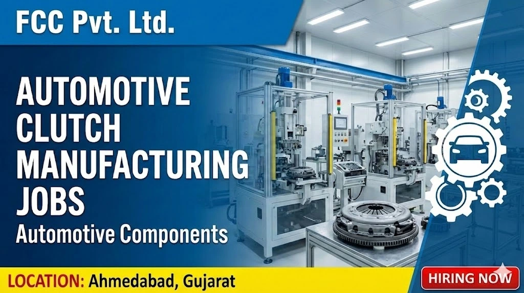 FCC Pvt Ltd Job Vacancy 2025 | Helper Jobs in Sanand Ahmedabad