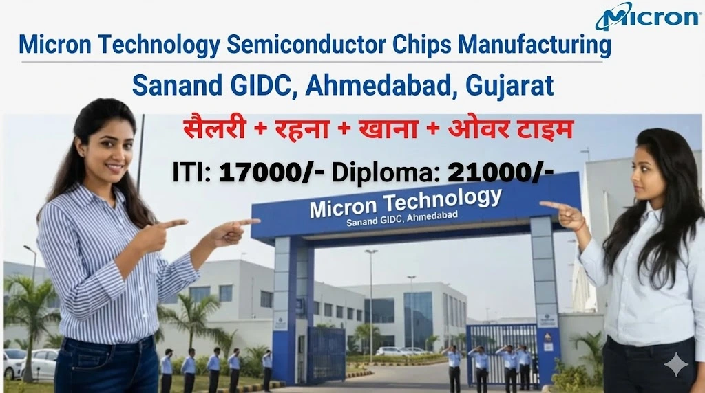 Micron Technology Sanand Job 2025 | ITI & Diploma Operator Vacancy