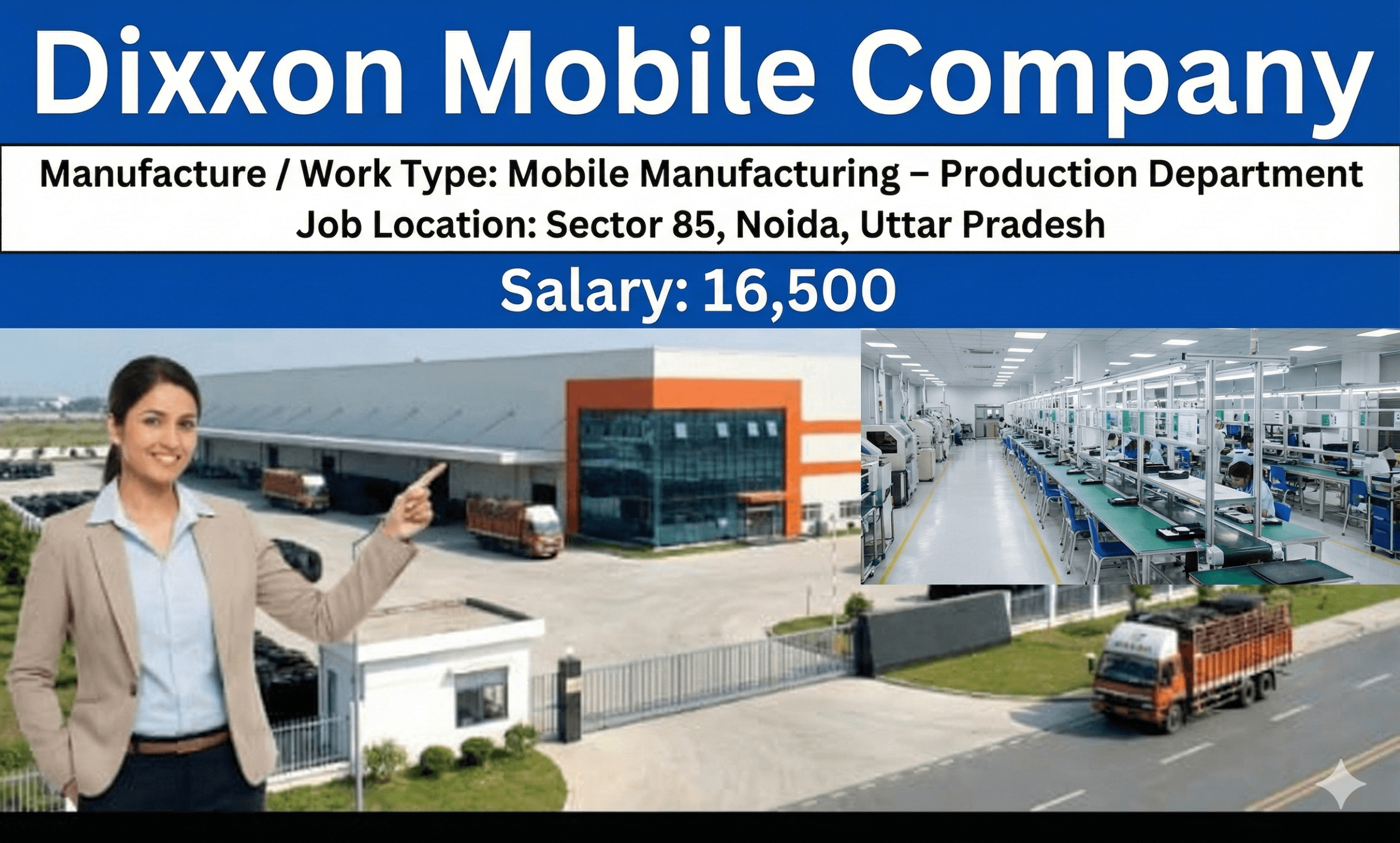 Dixxon Mobile Company Job Vacancy 2025 | Supervisor Job in Noida