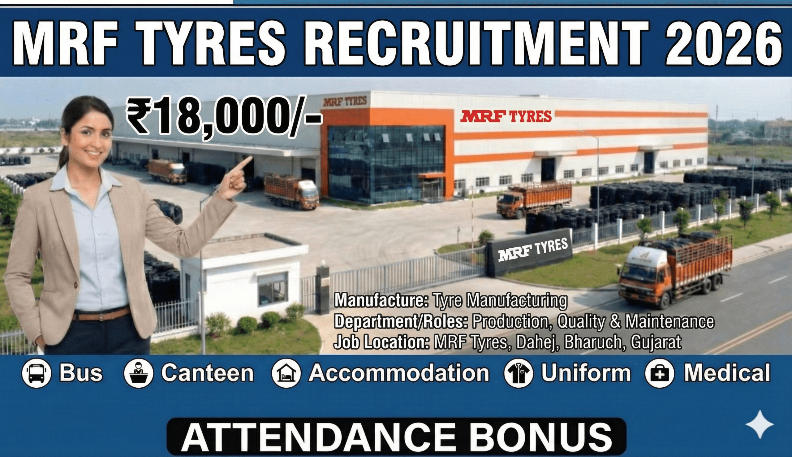 MRF Tyres Recruitment 2026