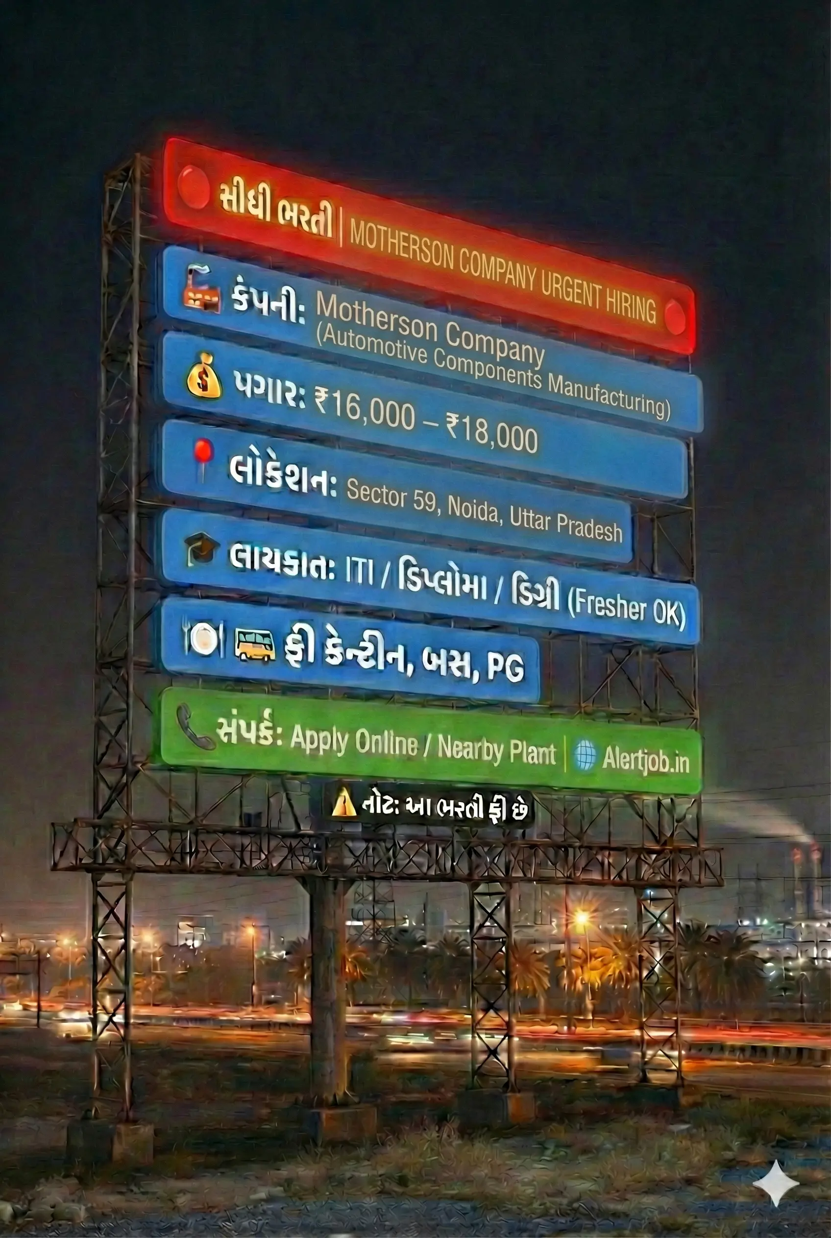 Motherson Company Sec 59 Noida Recruitment 2026 | Boys & Girls Vacancy