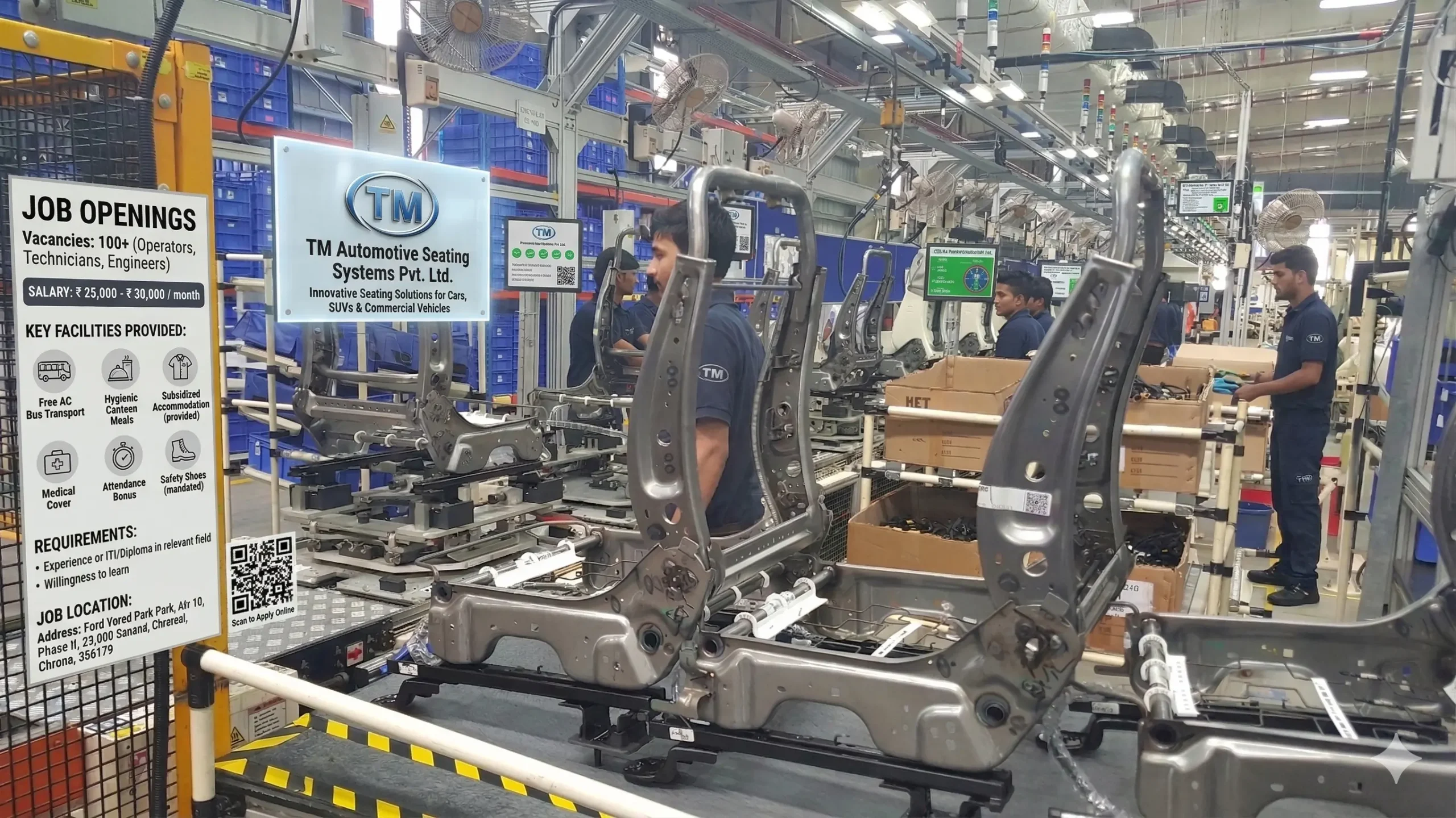TM Automotive Seating Systems Recruitment 2026 | Salary Up to ₹30,000