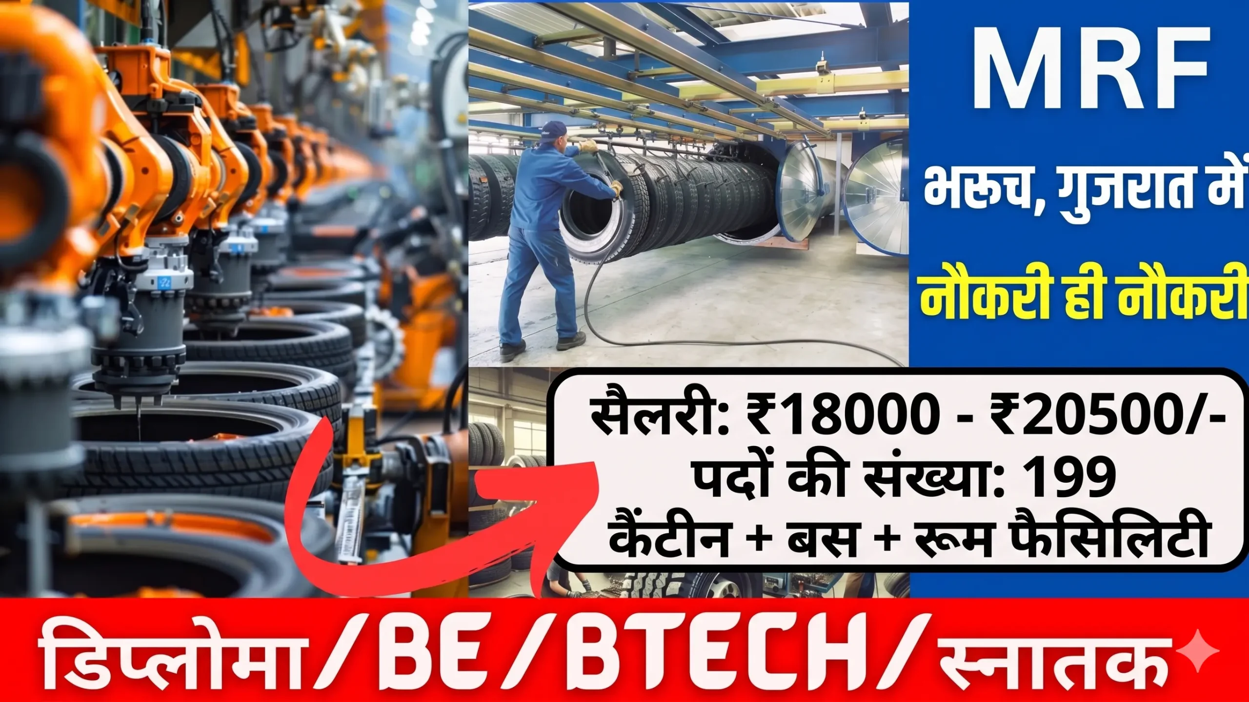 MRF Tyre Bharuch Jobs – Machine Operator Vacancy 2026