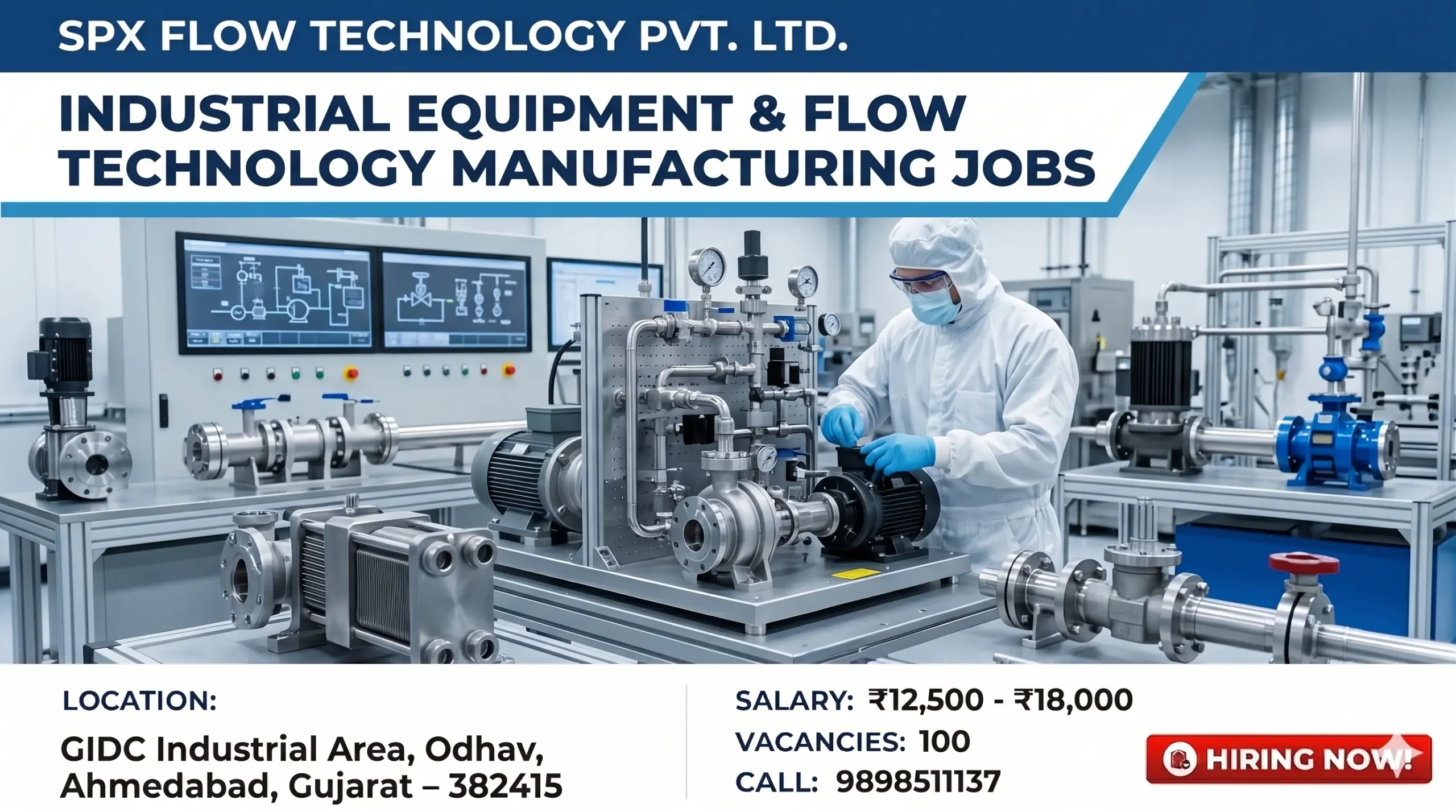 SPX FLOW Technology Recruitment 2026 | ITI, Diploma & 10th Pass Freshers Vacancy