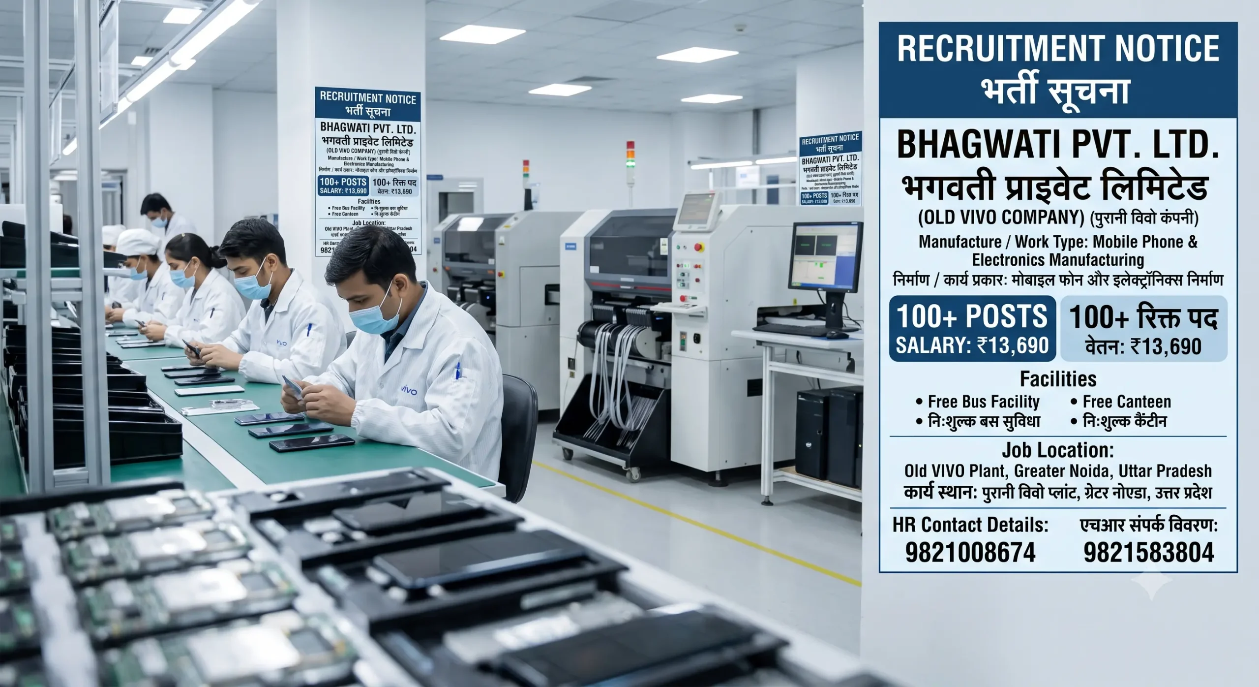 Bhagwati Pvt Ltd Recruitment 2026 | Production Operator Job | Greater Noida