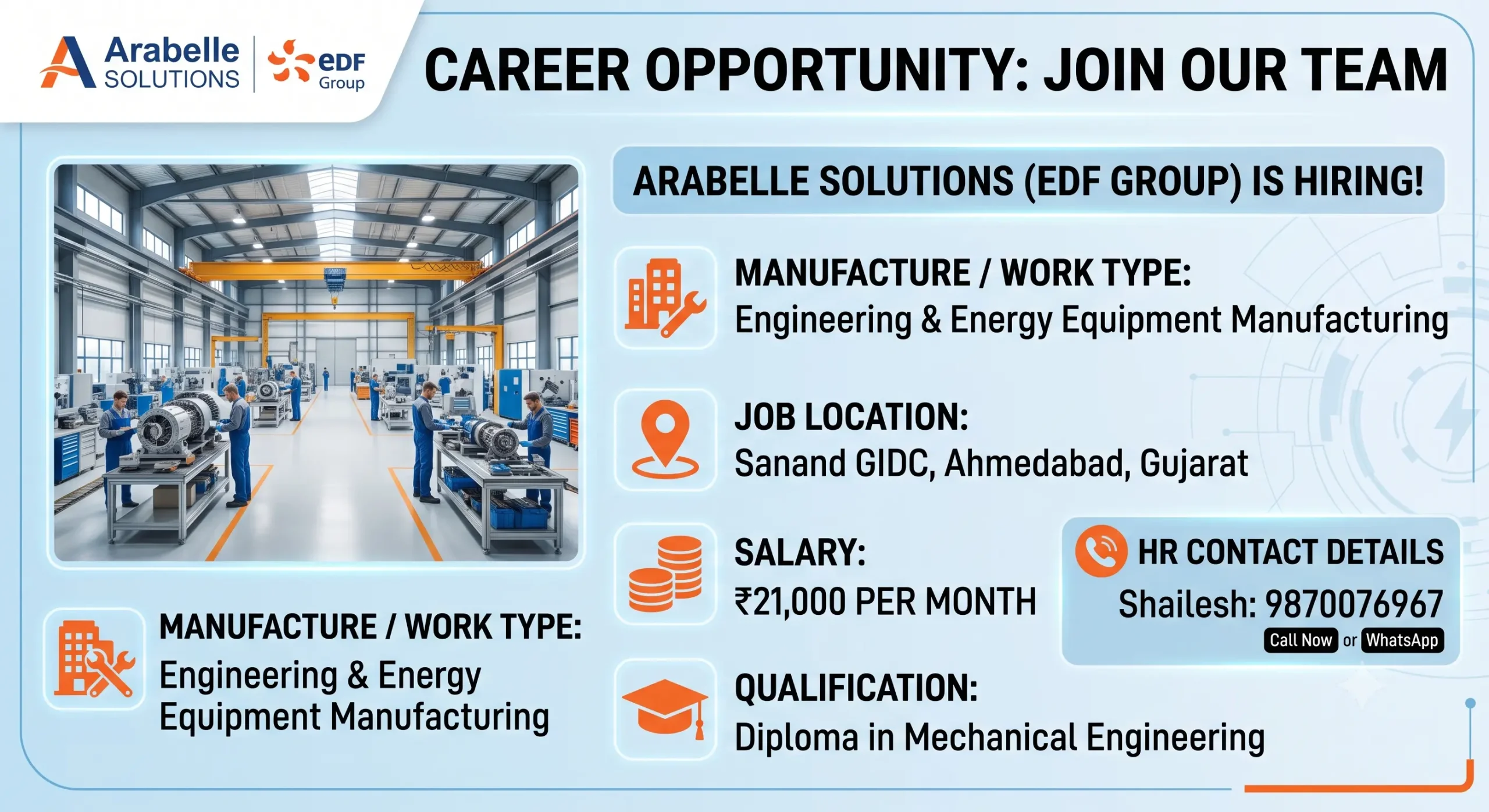 Arabelle Solutions Recruitment 2026 | Diploma Mechanical Girls Jobs | NATS Apprenticeship
