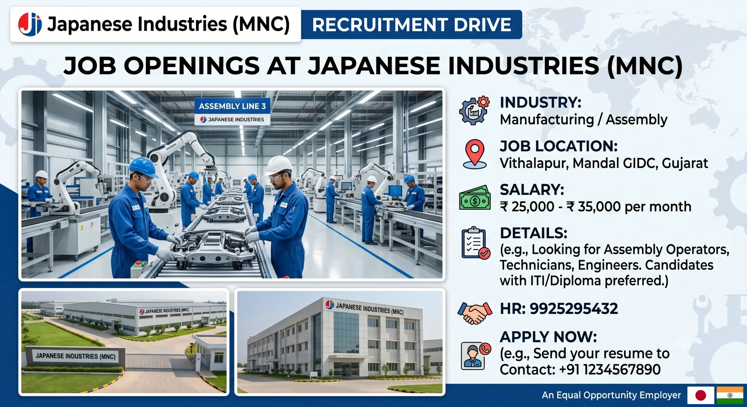 Japanese Industries (MNC) Recruitment 2026 | Jr. Admin Executive Jobs