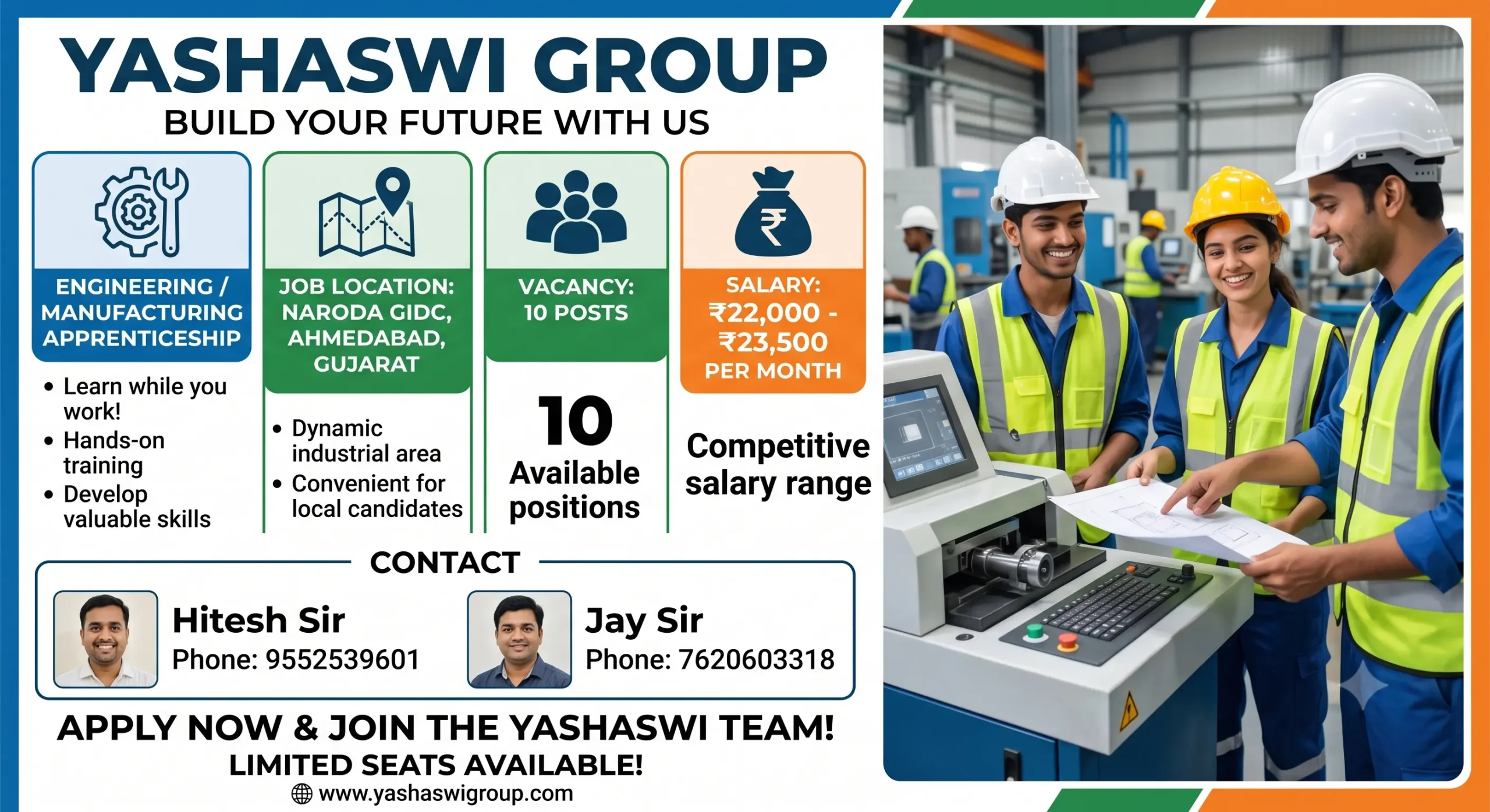NAPS Apprentice Recruitment 2026 | BE/BTech Jobs | Ahmedabad