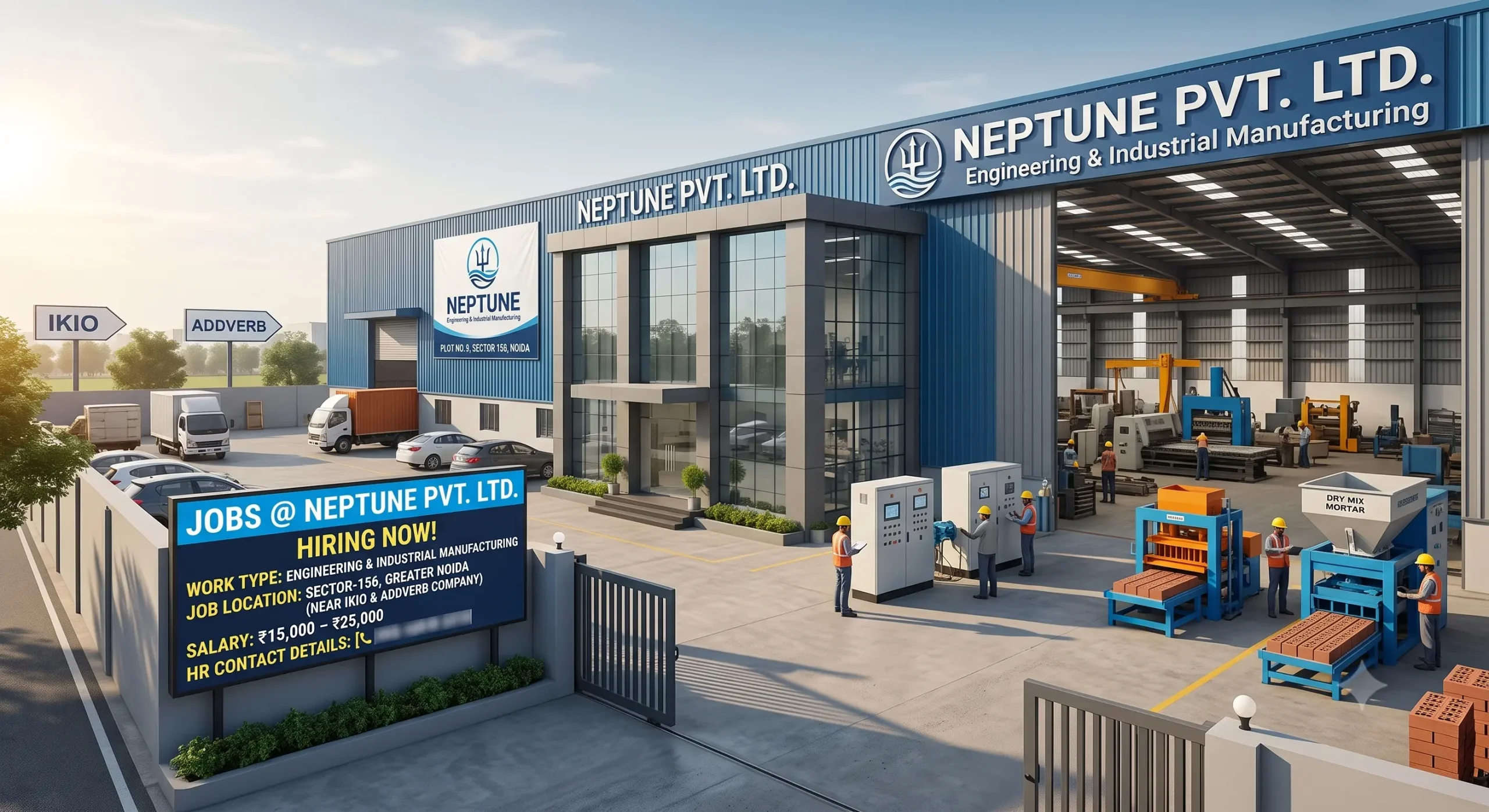 Neptune Pvt. Ltd. Recruitment 2026 | ITI Wireman & Fitter Jobs | Greater Noida
