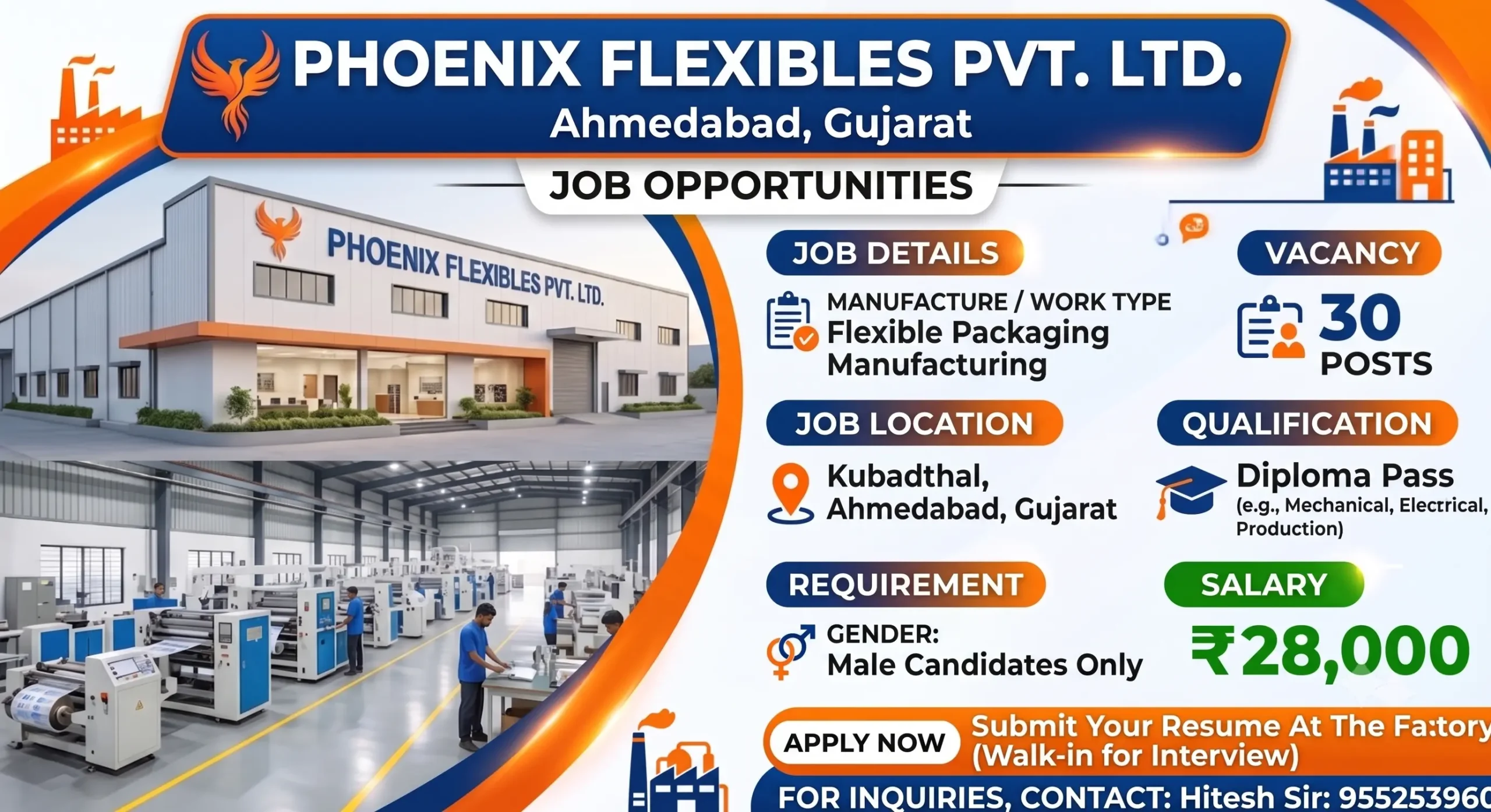 Phoenix Flexibles Pvt. Ltd. Recruitment 2026 | Diploma Apprentice Jobs