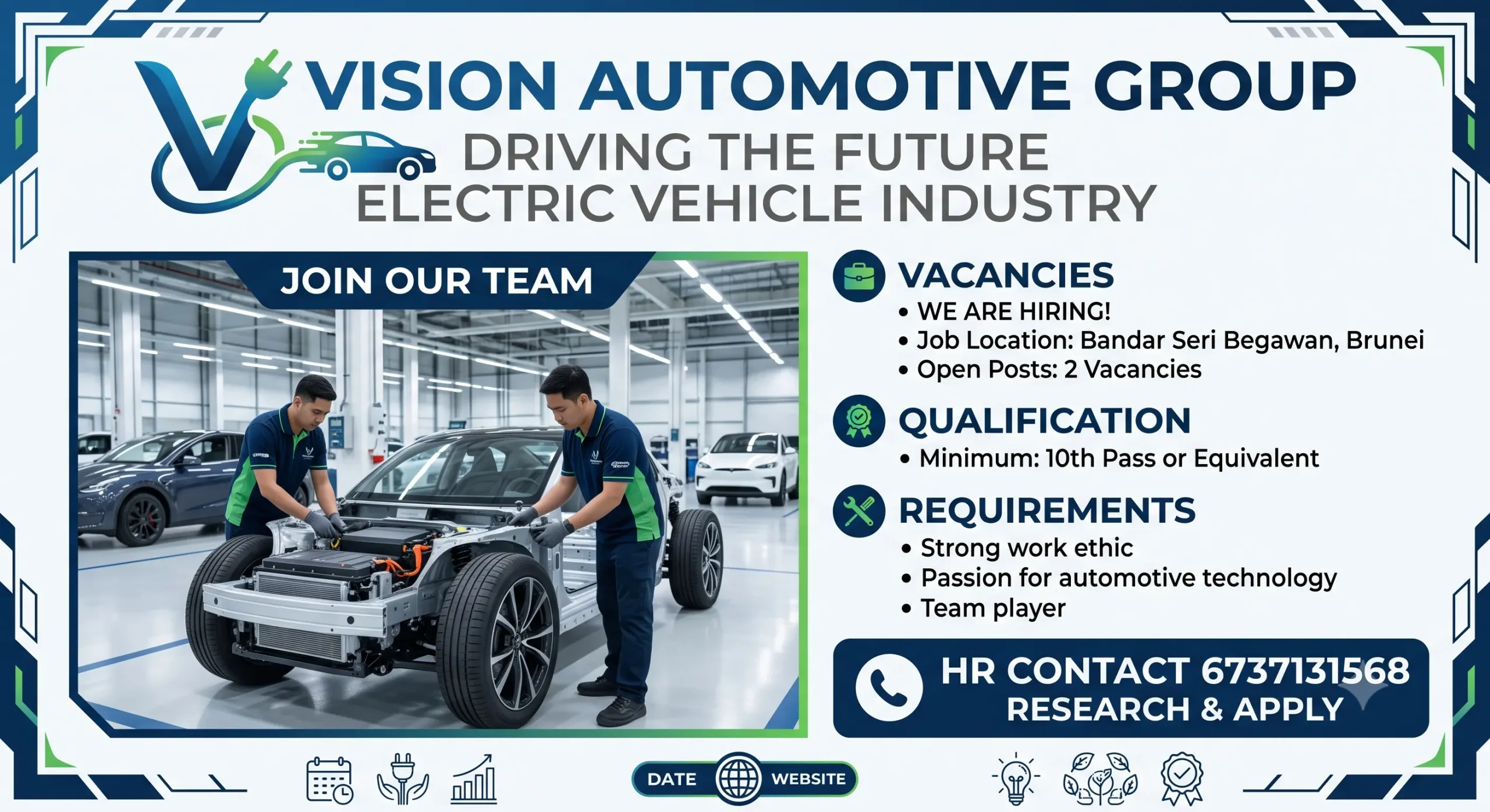 Vision Automotive Group Recruitment 2026 | Brunei Technician Jobs | 10th Pass Vacancy