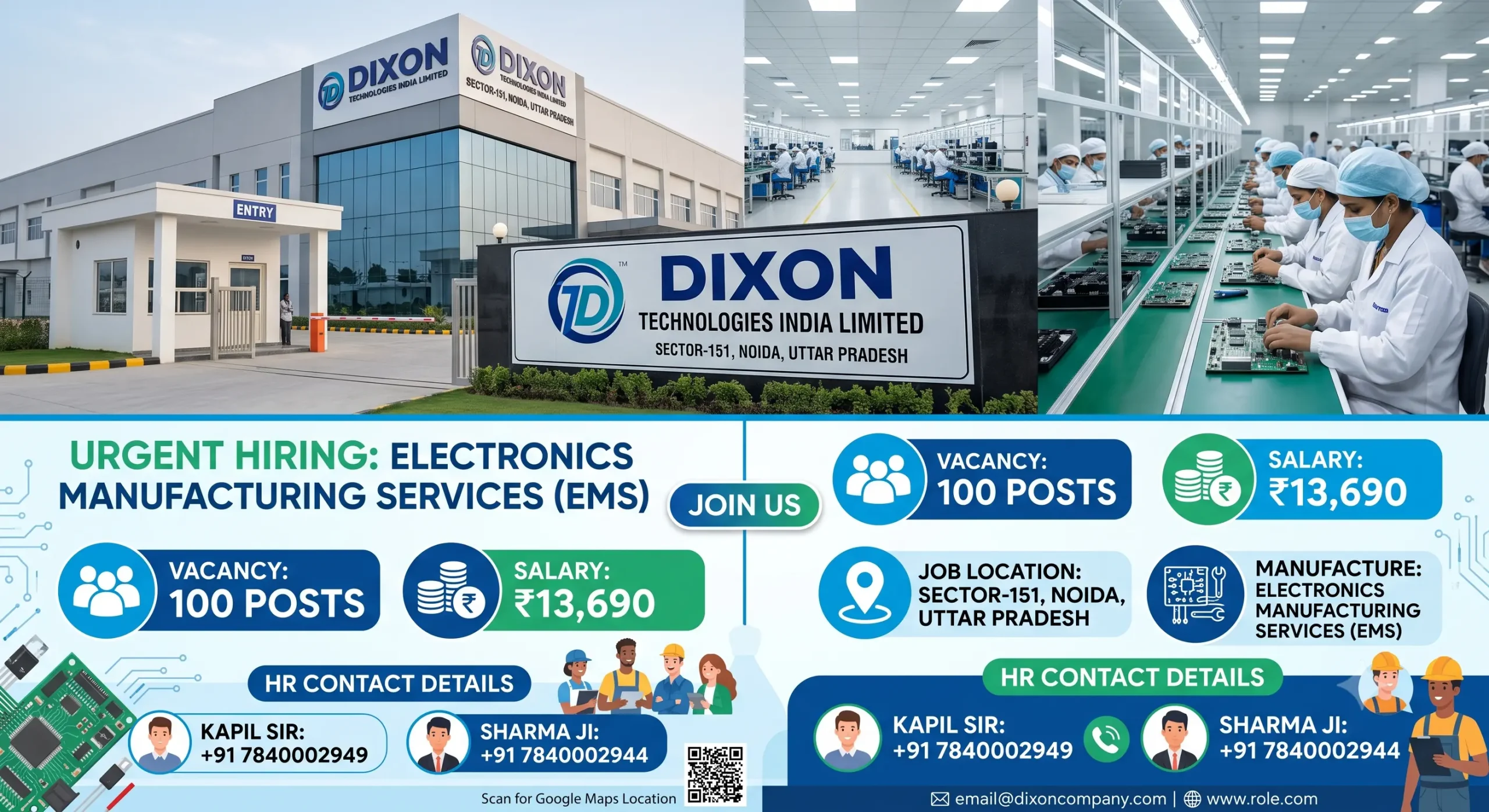 Dixon Electronics Recruitment 2026 | 10th & 12th Pass Production Operator Jobs