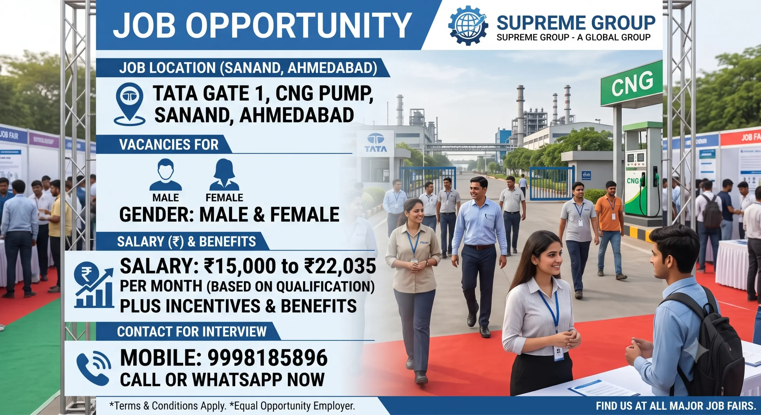 Supreme Group Recruitment 2026 Sanand – 50 Posts, Salary Up to ₹22,035