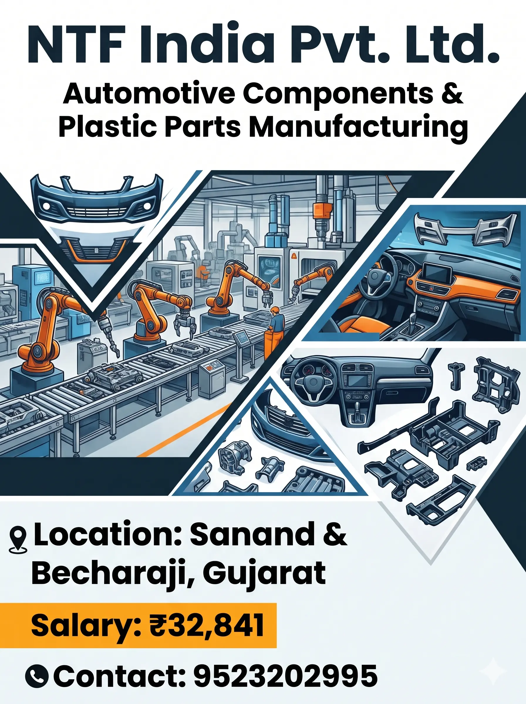 NTF India Pvt. Ltd. Recruitment 2026 – CIPET Apprentice Jobs in Sanand & Becharaji