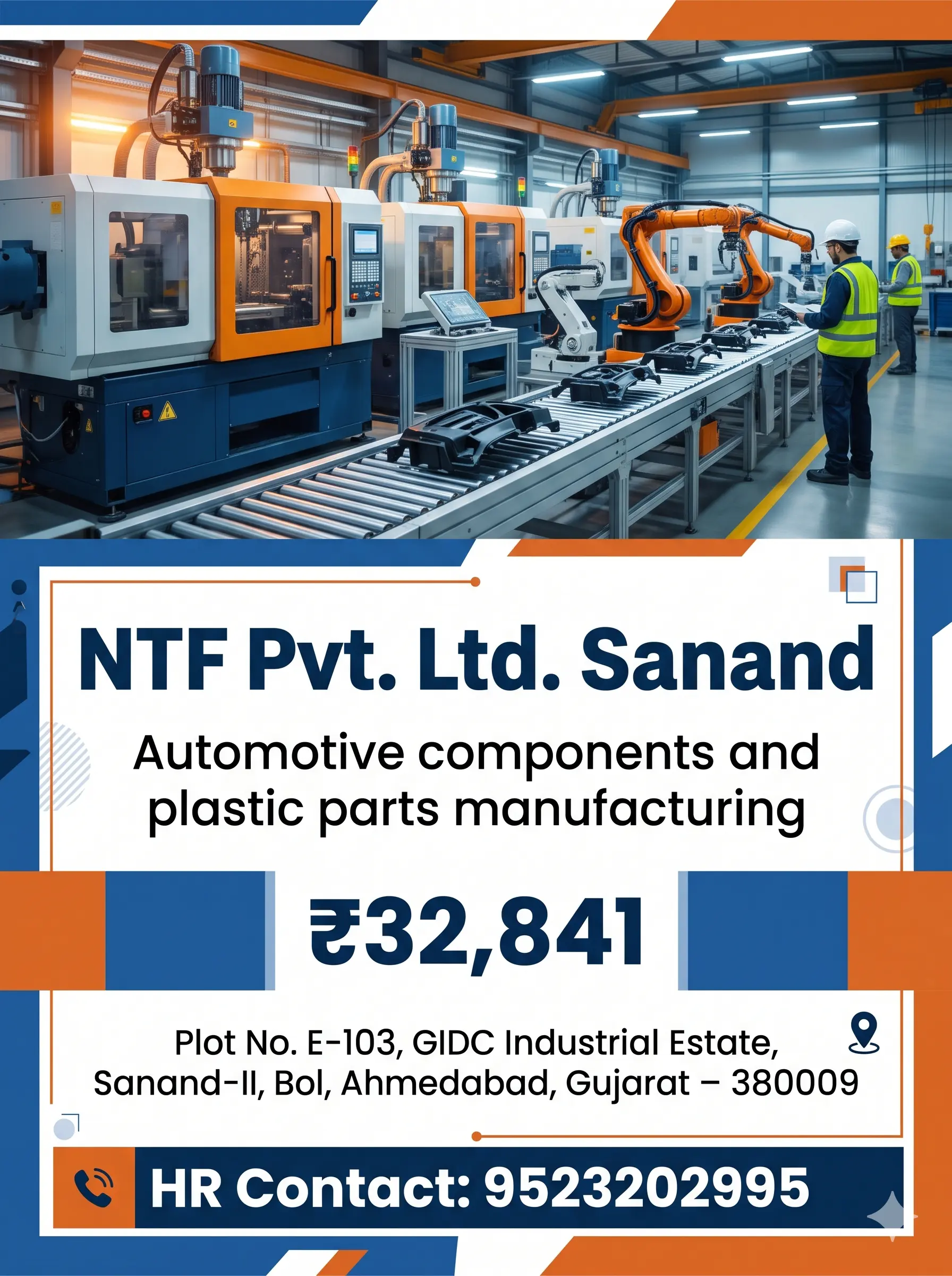 NTF Pvt. Ltd. Sanand Recruitment 2026 – 20 Operator & Technician Posts